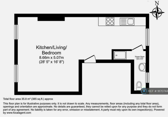 Studio To Rent In Kingsland Road, London, E2