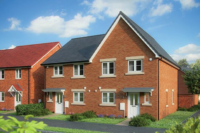 3 Bedroom Semi-detached House For Sale In "The Alwin" At Rudloe Drive Kingsway, Quedgeley, Gloucester, GL2