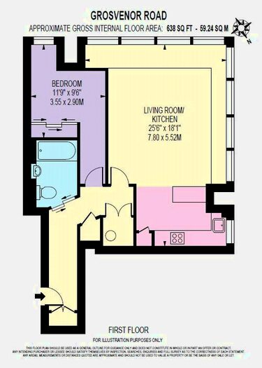 1 Bedroom Flat To Rent In The Panoramic, Grosvenor Road, London, SW1V