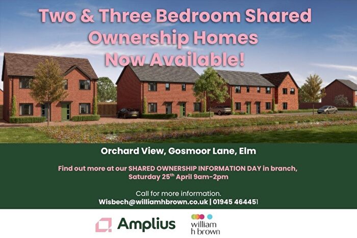 2 Bedroom Semi Detached House For Sale In Gosmoor Lane, Elm, Wisbech, PE14