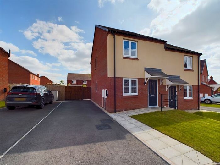 2 Bedroom Semi-Detached House For Sale In Crugetone Way, Crudgington, Nr Telford, Shropshire., TF6