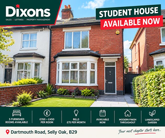 5 Bedroom Property To Rent In Dartmouth Road, Birmingham, B29