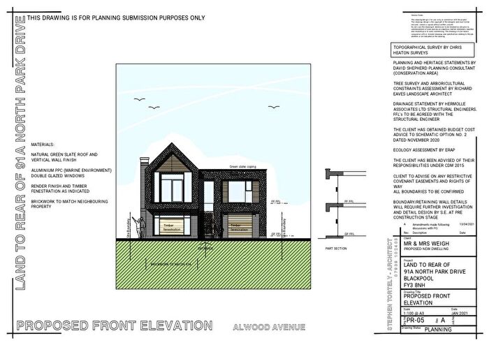 Land For Sale In Alwood Avenue, Blackpool, FY3
