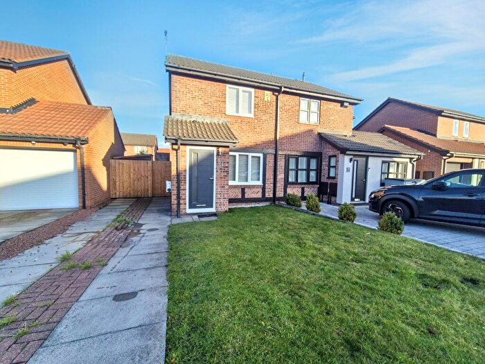 2 Bedroom Semi Detached House For Sale In Wimborne Close, Boldon Colliery, Tyne And Wear, NE35