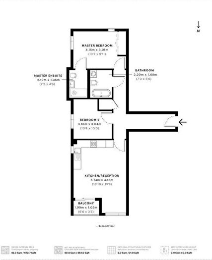 2 Bedroom Apartment To Rent In Salisbury Road, Dartford, DA2