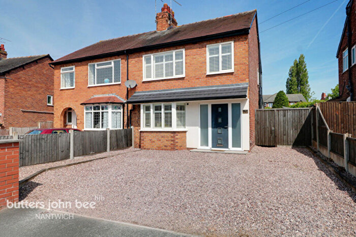 3 Bedroom Semi-Detached House For Sale In Jackson Avenue, Nantwich, CW5