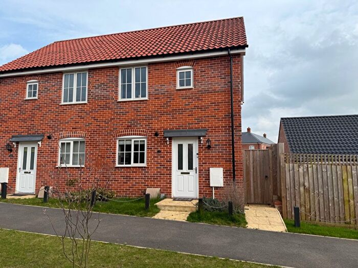 2 Bedroom Semi Detached House For Sale In How Walk, Onehouse, Stowmarket, IP14