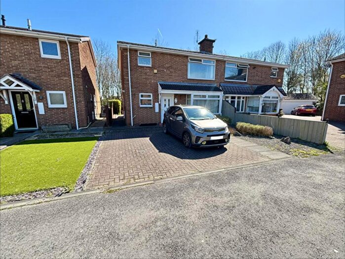 3 Bedroom Semi Detached House For Sale In Deerness Court, Brandon, County Durham, DH7