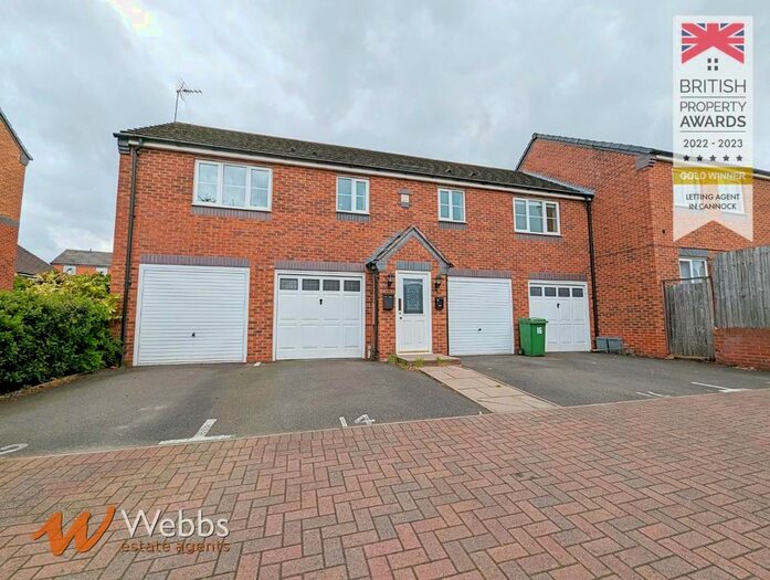 1 Bedroom Detached House To Rent In Capercaillie Drive, Heath Hayes, Cannock, WS11
