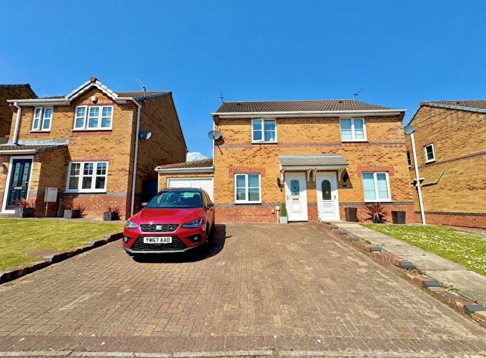 2 Bedroom Semi-Detached House For Sale In Holm Hill Gardens, Peterlee, County Durham, SR8