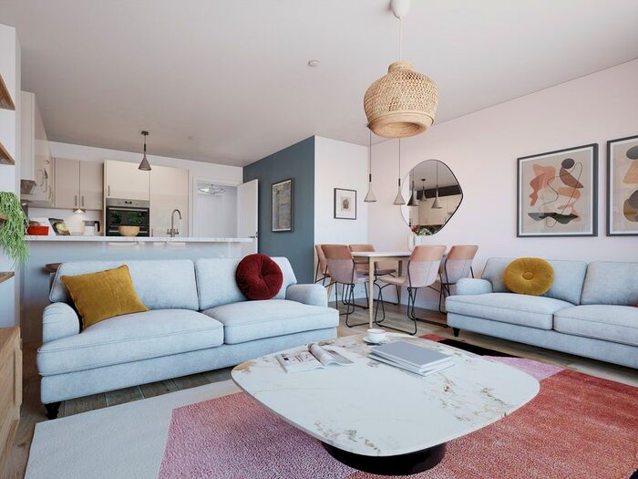 3 Bedroom Terraced House For Sale In "The Harrton - Plot " At Knights Reach, Watling Street, Stone, Dartford, DA9