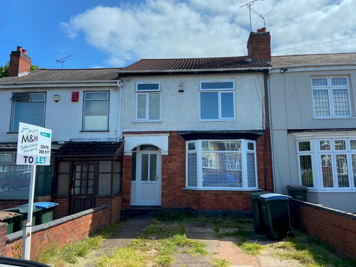 3 Bedroom Terraced House To Rent In Dane Road, Upper Stoke, Coventry, CV2