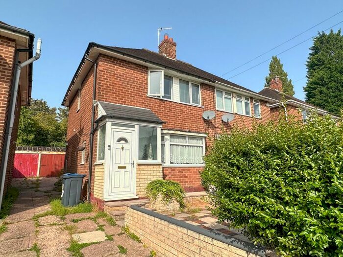 2 Bedroom Semi-Detached House To Rent In Overdale Road, Quinton, Birmingham, B32