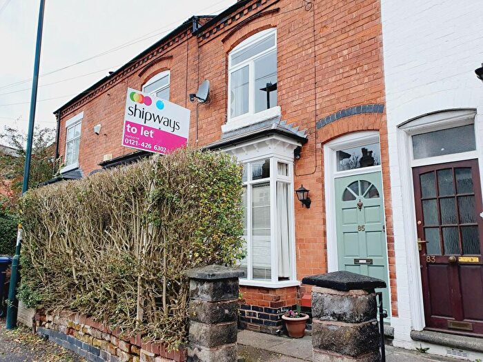 2 Bedroom House To Rent In Gordon Road, Harborne, Birmingham, B17
