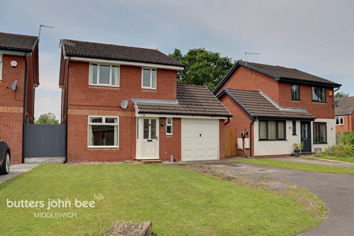 3 Bedroom Detached House For Sale In Bunbury Close, Middlewich, CW10