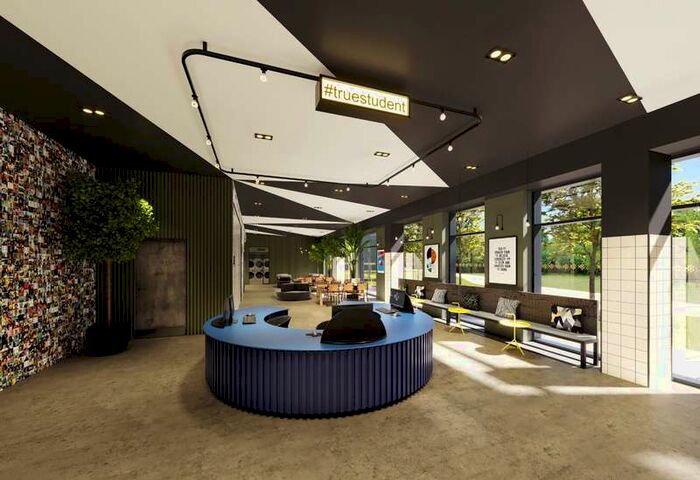 1 Bedroom Studio Flat To Rent In True Student Studios Swansea, SA1