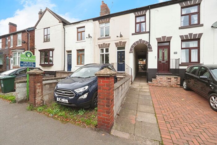 2 Bedroom Terraced House For Sale In Burton Road, Woodville, Swadlincote, Derbyshire, DE11