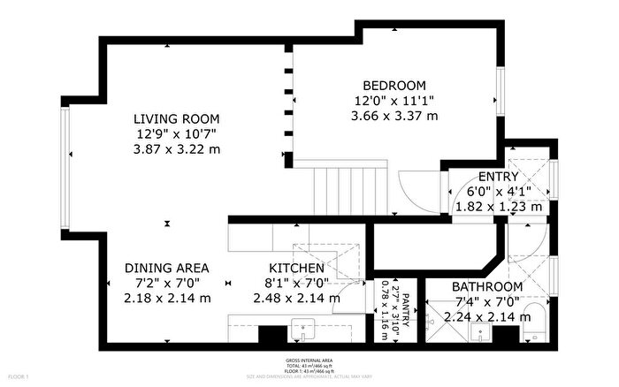 1 Bedroom Flat For Sale In Colberg Place, London, N16