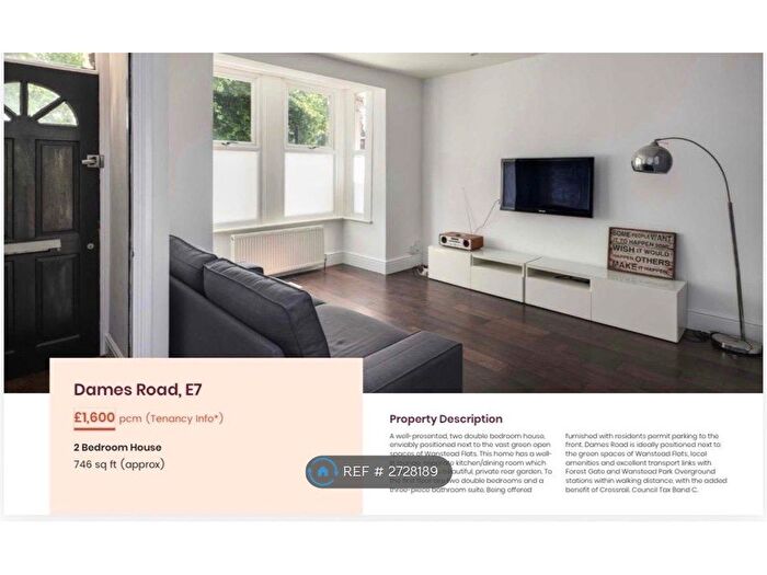 2 Bedroom Terraced House To Rent In Dames Road, East London, E7