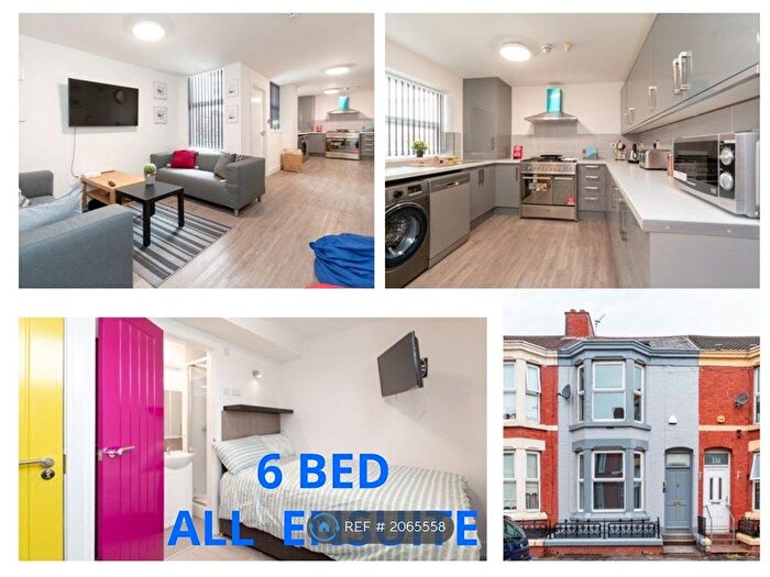 6 Bedroom Terraced House To Rent In Leopold Road All Ensuite, Kensington, Liverpool, L7