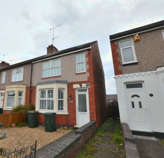 2 Bedroom End Of Terrace House To Rent In Chesterton Road, Radford, Coventry, CV6