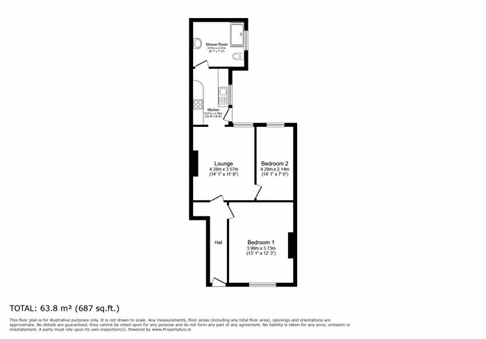 2 Bedroom Flat For Sale In Charles Street, Boldon Colliery, Tyne And Wear, NE35