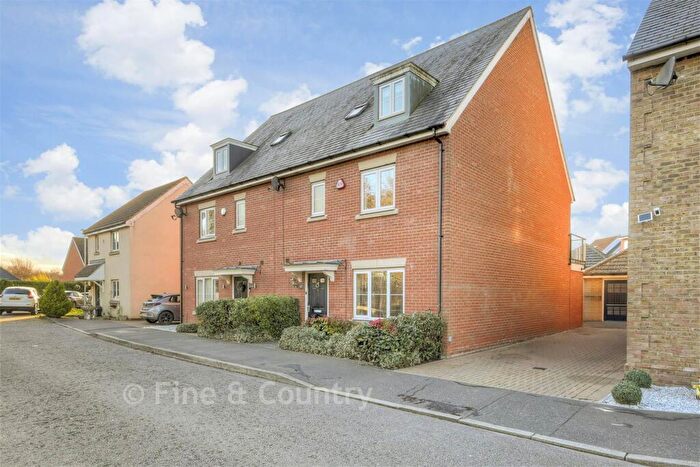 4 Bedroom Semi-Detached House For Sale In Boleyn Row, Epping, Essex, CM16