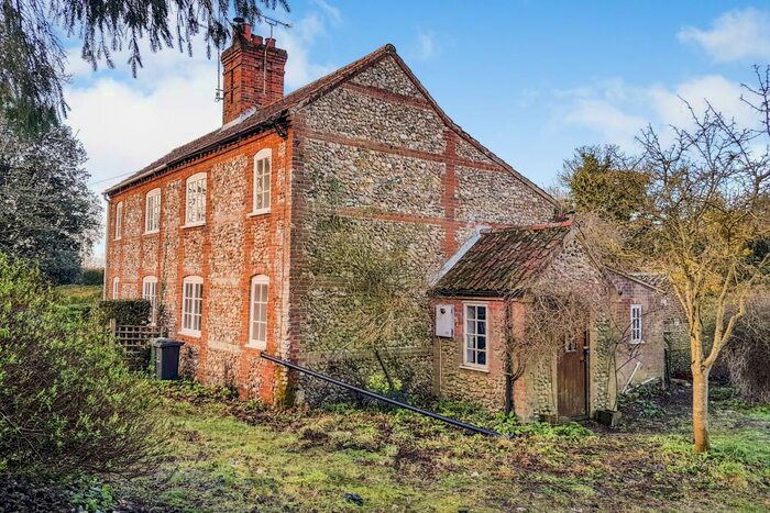 2 Bedroom Semi-Detached House For Sale In Five Cat Cottage Spring Farm Hall Road, Hoe, Dereham, Norfolk, NR20