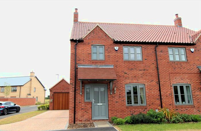 2 Bedroom Semi-Detached House For Sale In St Peters Rise, Wymondham, Melton Mowbray, LE14