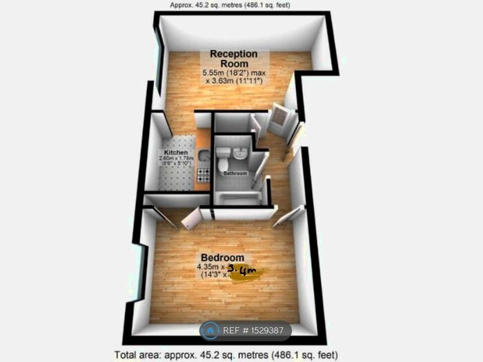 1 Bedroom Flat To Rent In Russell House, London, E6