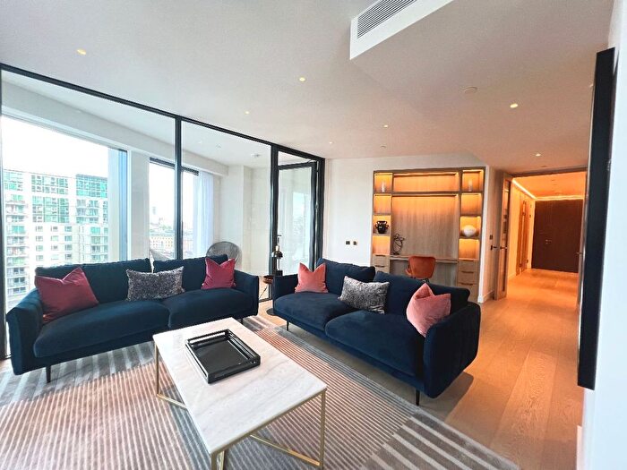 3 Bedroom Flat To Rent In Apartment, River Park Tower, Nine Elms Lane, London, SW8