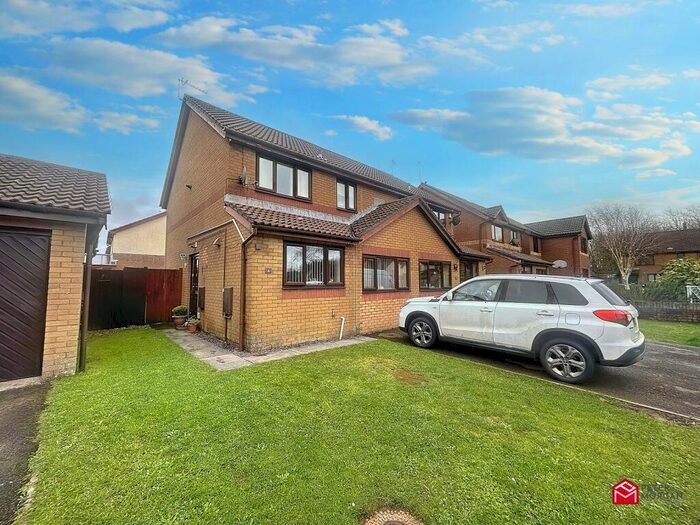 3 Bedroom Semi-Detached House For Sale In Pont Newydd, Pencoed, Bridgend, Bridgend County., CF35