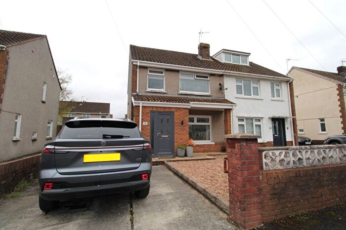 3 Bedroom Semi Detached House For Sale In Litchard Park, Litchard, Bridgend, Bridgend County., CF31