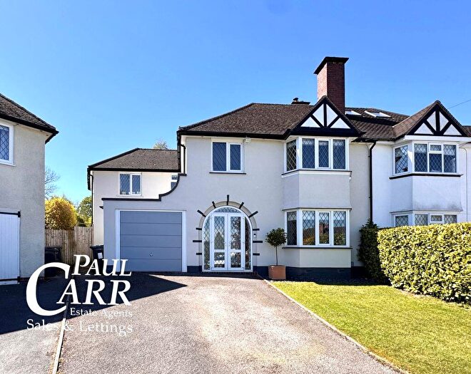 4 Bedroom Semi Detached House For Sale In Knighton Close, Four Oaks, Sutton Coldfield, B74