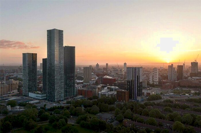 2 Bedroom Apartment To Rent In Deansgate Square, South Tower, Owen Street, Manchester, M15