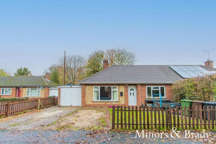 2 Bedroom Semi-Detached Bungalow For Sale In Station Drive, Great Fransham, Dereham, NR19