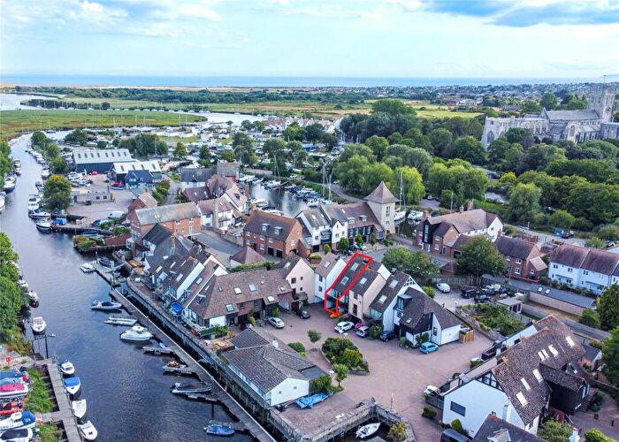 3 Bedroom Terraced House For Sale In Avon Wharf, Bridge Street, Christchurch, Dorset, BH23