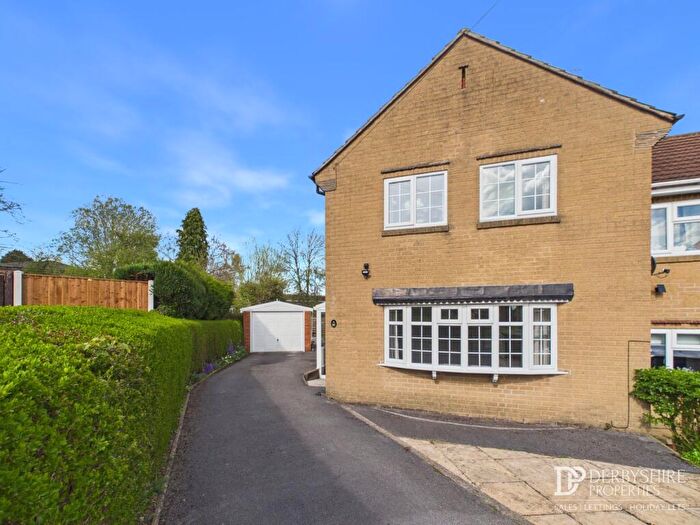 3 Bedroom Semi Detached House For Sale In Chatsworth Avenue, Crich, Matlock, DE4