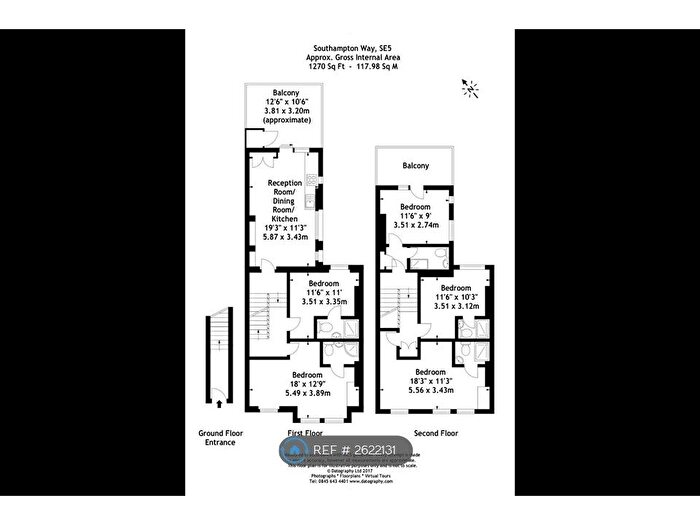5 Bedroom Flat To Rent In Southampton Way, London, SE5