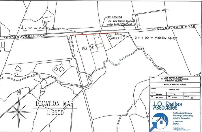 Development Lands For Sale In Site Adj, Knocknougher Road, Coleraine, BT51