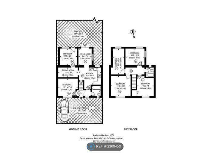 6 Bedroom Terraced House To Rent In Addison Gardens, Kingston Upon Thames, KT5
