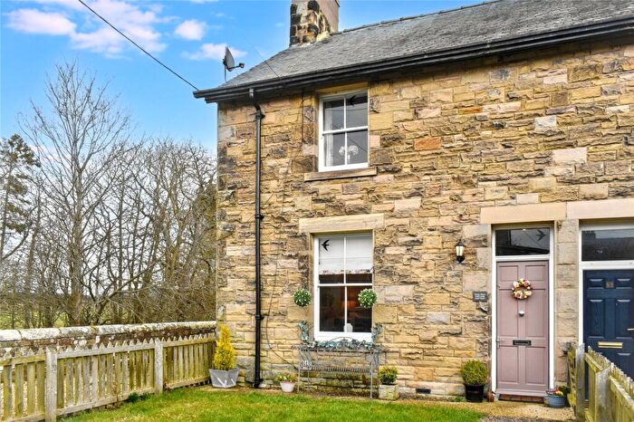 2 Bedroom End Of Terrace House For Sale In Station Cottages, Whittingham, Alnwick, Northumberland, NE66