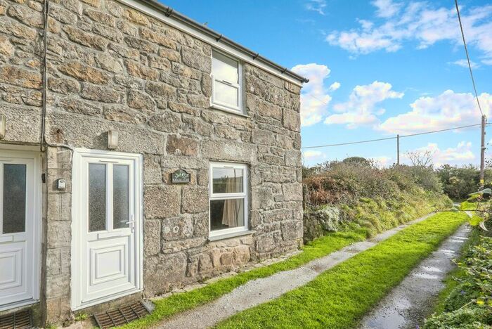 2 Bedroom Semi-Detached House For Sale In Halsetown, St. Ives, Cornwall, TR26