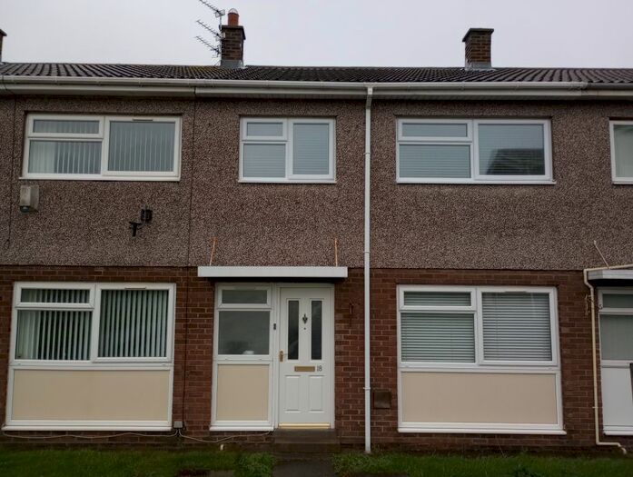 3 Bedroom Terraced House To Rent In Chichester Close, Ashington, NE63