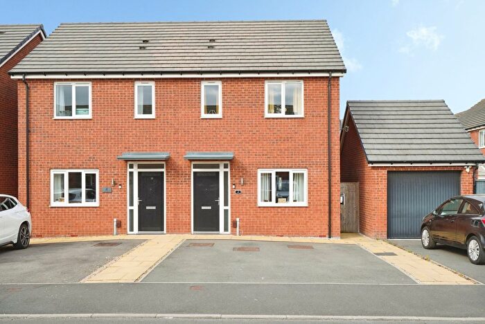 2 Bedroom Semi Detached House For Sale In Skylark Drive, Branston, Burton-On-Trent, Staffordshire, DE14