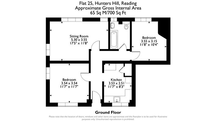 2 Bedroom Flat For Sale In Flat Hunters Hill, Burghfield Common, Reading, Berkshire, RG7