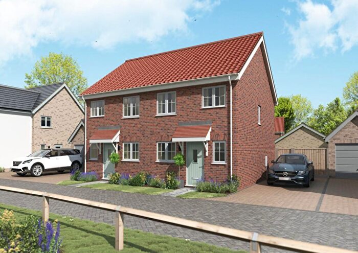 3 Bedroom Semi Detached House For Sale In The Landings, Harrisons Lane, Halesworth, Suffolk, IP19