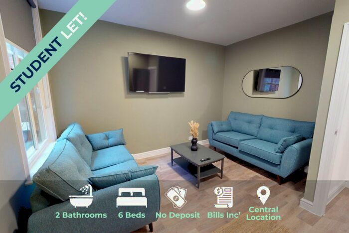 6 Bedroom House To Rent In Rothesay Avenue, NG7