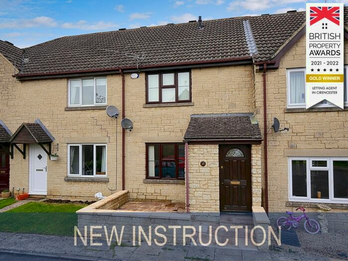 3 Bedroom Terraced House To Rent In Kemble Drive, Cirencester, GL7
