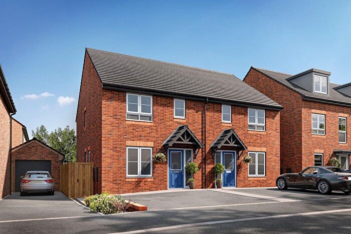 3 Bedroom Semi-Detached House For Sale In "The Brambleford - Plot " At Gresley Meadow, Rockcliffe Close, Church Gresley, Swadlincote, DE11